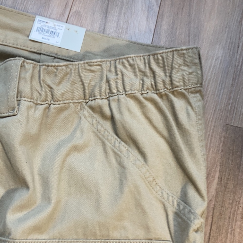 NWT Side elastic tan cargo short Croft & barrow size 52 or 46 - Picture 9 of 16